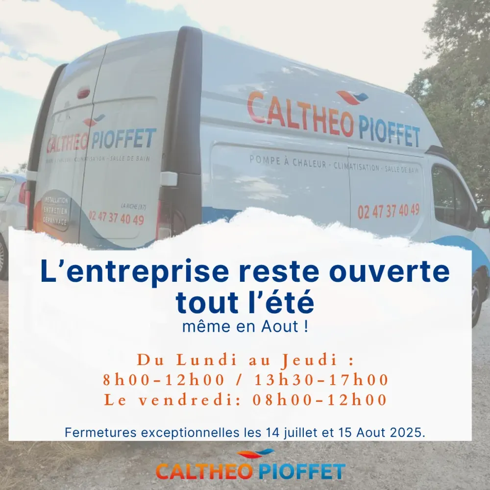 CALTHEO-PIOFFET reste à vos côtés tout l’été, même en août !